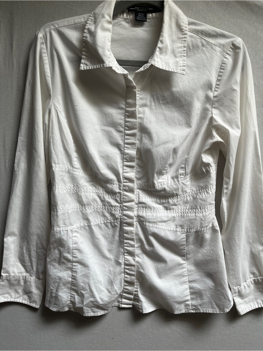 Renuar Collection Button Front Collared Blouse XS - 17 PTP